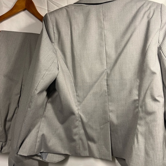 Lane Bryant Light Gray Pinstripe Suit - Picture 4 of 7